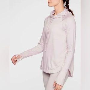 Athleta Uptempo hooded sweatshirt in Soft Lilac. Size M.